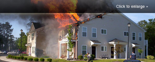 Jackson Volunteer Fire Company No. 1 responds to this Willow Point working structure fire in Jackson, N.J.