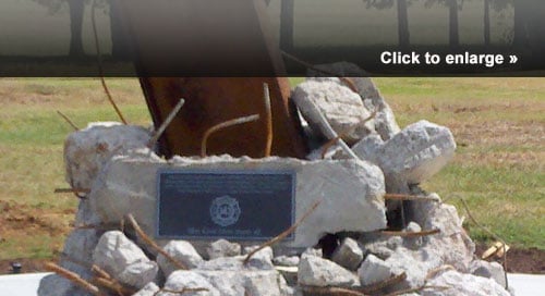 The Tennessee Fallen Firefighter Memorial has added a beam from the World Trade Center.